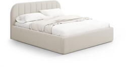 Windsor & Co Bézs kárpitozott ágyneműtartós franciaágy ágyráccsal 140x200 cm Juno - Windsor & Co Sofas