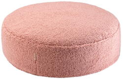 Wigiwama Rózsaszín buklé gyerek babzsákfotel Round - Wigiwama