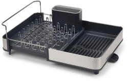 Joseph Joseph Sötétszürke állítható rozsdamentes acél edényszárító 36x32 cm Extend Steel - Joseph Joseph