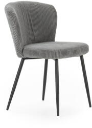 Marckeric Szürke kordbársony étkezőszék szett 4 db-os Megan - Marckeric