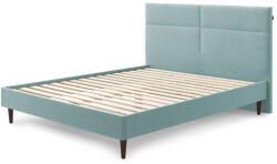 Bobochic Türkiz kárpitozott franciaágy ágyráccsal 180x200 cm Elyna - Bobochic Paris - bonami - 187 920 Ft