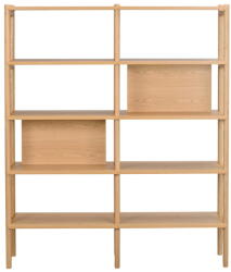 Rowico Holton könyvespolc tölgyfa dekorral 140x166 cm - Rowico