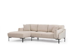 Hanah Home Leo világosbézs sarokkanapé, bal oldali - Artie