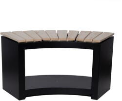 Esschert Design Fekete kerti pad Curved - Esschert Design