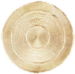 Tiseco Home Studio Tányéralátét arany színben, ⌀ 38 cm - Tiseco Home Studio