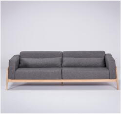 GAZZDA Fawn Plus sötétszürke kanapé tölgyfából, 240 cm - Gazzda