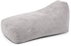 SLOWDOWN Világosszürke kordbársony babzsákfotel Snug Long 140 - SLOWDOWN