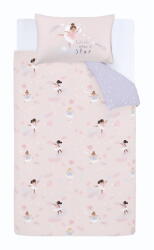 Catherine Lansfield Egyszemélyes gyerek ágyneműhuzat 135x200 cm Dancing Fairies - Catherine Lansfield