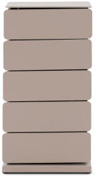 Spinder Design Szürkésbarna fém komód 37x72x26 cm Joey - Spinder Design