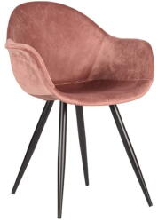 LABEL51 Világos rózsaszín bársony étkezőszék szett 2 db-os Forli - LABEL51