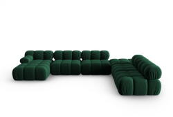 Micadoni Zöld bársony kanapé 379 cm Bellis - Micadoni Home