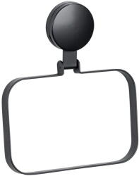 WENKO Static-Loc® Plus fekete fali törölközőtartó - Wenko