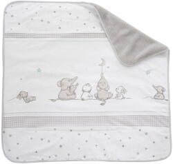 Roba Fehér-szürke mikroplüss gyerek takaró 80x80 cm Sternenzauber - Roba