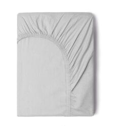 Good Morning Szürke pamut gumis lepedő, 180 x 200 cm - Good Morning