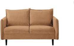 ROPEZ Barna bársony kanapé 138 cm Juli - Ropez