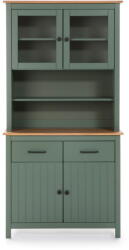 Marckeric Zöld borovi fenyő tálalószekrény 90x180 cm Miranda - Marckeric