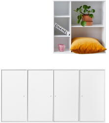 Hammel Furniture Mistral Kubus fehér fali komód és könyvespolc - Hammel