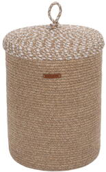 Mioli Decor Bézs fedeles textil tárolódoboz 36x45x50 cm - Mioli Decor