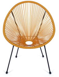 Bonami Sárga fém-műanyag kerti fotel Avocado Comfort - Bonami Selection