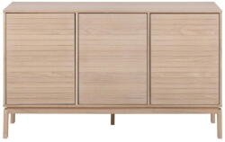 Actona Natúr színű alacsony komód tölgyfa dekorral 135x80 cm Linley - Actona