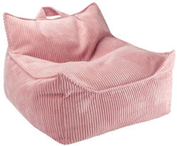 Wigiwama Rózsaszín kordbársony gyerek babzsákfotel Chair - Wigiwama