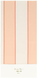 Meri Meri Asztalterítő 137x259 cm Peach Stripe - Meri Meri