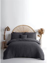 Mila Home Luxury Antracitszürke kétszemélyes-hosszabbított renforcé pamut ágyneműhuzat 240x220 cm Waffle Striped - Mila Home Luxury