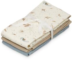 Cam Cam Copenhagen Világossárga bio pamut pelenka készlet 3 db-os 70x70 cm Sea Garden - Cam Cam Copenhagen
