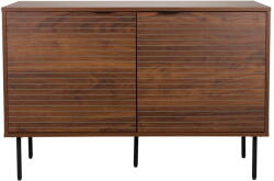 White Label Living Barna komód diófa dekorral 110x74x40 cm Stripes - White Label