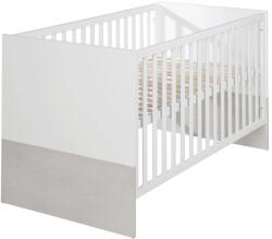 Roba Fehér-világosszürke babaágy 70x140 cm Julia - Roba