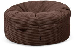 SLOWDOWN Sötétbarna kordbársony babzsákfotel Roll 105 - SLOWDOWN