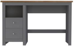 Støraa Íróasztal tölgyfa dekoros asztallappal 50x120 cm Emerald - Støraa