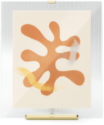 Umbra Aranyszínű üveg álló képkeret 26x30, 5 cm Flute - Umbra