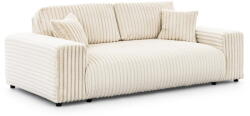 ROPEZ Krémszínű kordbársony kanapé 213 cm Justin - Ropez