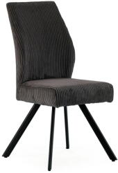 Marckeric Sötétszürke kordbársony étkezőszék szett 2 db-os Anibal - Marckeric