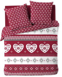 douceur d'intérieur Piros kétszemélyes hosszabbított pamut ágyneműhuzat 240x220 cm Alpage - douceur d'intérieur