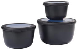 Mepal Élelmiszertartó doboz szett 3 db-os Nordic black - Mepal - bonami - 14 590 Ft
