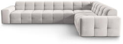 Micadoni Világosszürke bársony sarokkanapé (jobb oldali) Kendal - Micadoni Home - bonami - 1 070 990 Ft