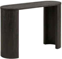 House Nordic Sötétbarna konzolasztal tölgyfa dekorral 38x114 cm Bibione - House Nordic