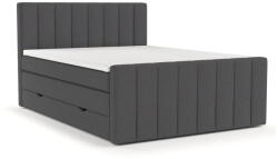 Maison de Reve Szürke ágyneműtartós boxspring ágy 160x200 cm Ruby - Maison de Rêve