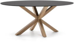 Kave Home Étkezőasztal üveg asztallappal 100x200 cm Argo - Kave Home - bonami - 213 592 Ft