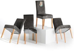 Restilo Szürke gumis szék huzat szett 4 db-os 48 cm Sento - Restilo