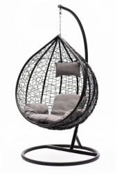 Bonami Selection Noela sötétszürke műrattan függőfotel - Bonami Selection