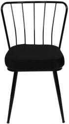 ASIR GROUP Fekete fém étkezőszék szett 2 db-os Yildiz - Kalune Design