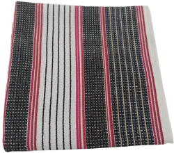 Jahu Fekete-fehér darázsmintás munkás pamut törölköző 50x100 cm - JAHU collections