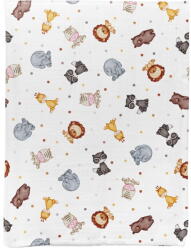 Mijolnir Fehér muszlin gyerek takaró 75x100 cm Zoo - Mijolnir