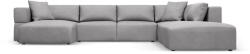 Milo Casa Világosszürke sarokkanapé (jobb oldali-"U" alakú) Esther - Milo Casa