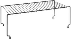 Metaltex Brooklyn Lava fekete kiegészítő konyhai polc - Metaltex