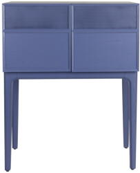 Zuiver Kék komód tölgyfa dekorral 80x100x45 cm June - Zuiver