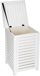 Wenko Fehér fa szennyeskosár 56 l Oslo - Wenko